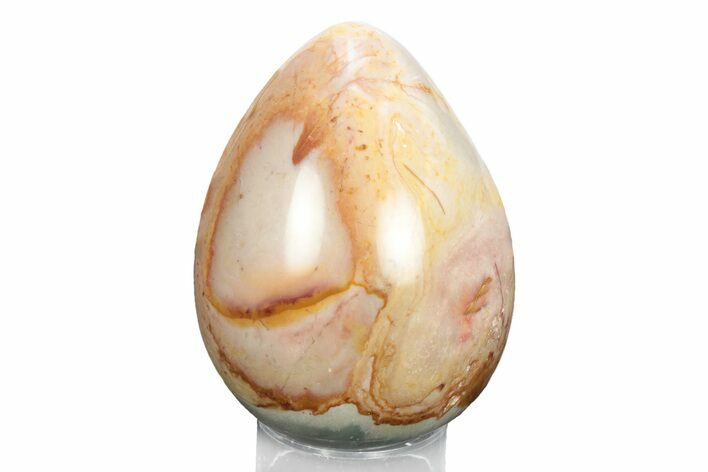Polished Polychrome Jasper Egg - Madagascar #245702